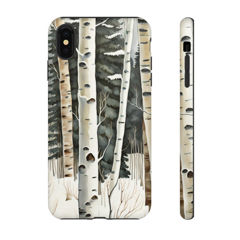 Winter Aspen Trunks - Impact Resistant Phone Case